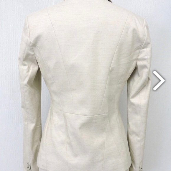 Ladies' Jacob Linen-Blend Blazer, Size S - Picture 3 of 6